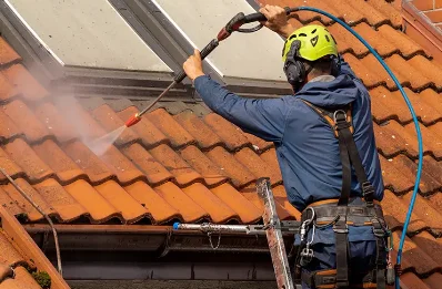 Démoussage et hydrofuge de toiture à Guilliers